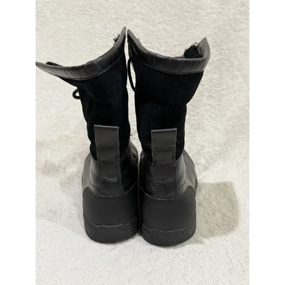 UGG Butte II CWR Black Kids Size 5 Lace-Up Waterproof Snow Boots 1098890K